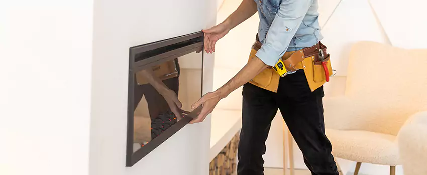 Metal Fireplace Installation in Eagle Mountain, Utah