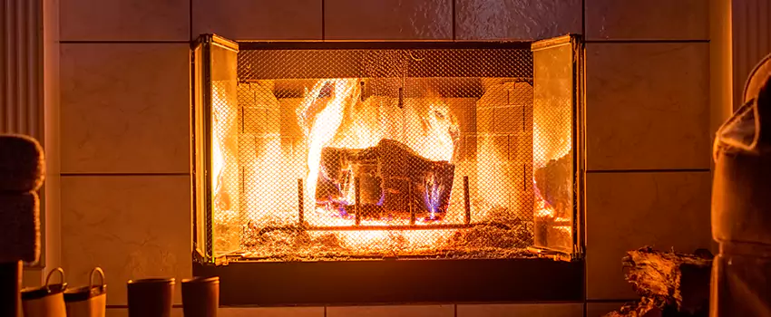 Mendota Hearth Landscape Fireplace Installation in Eagle Mountain, Utah
