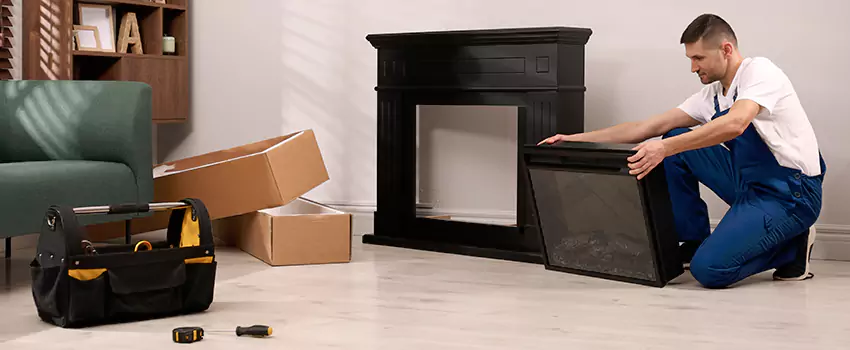 Old Rusted Metal Fireplace Repair And Replacement in Eagle Mountain, UT